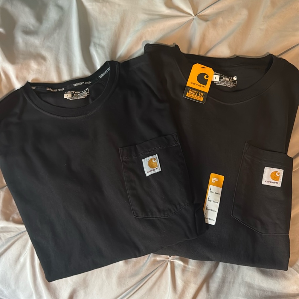 Carhartt Short Sleeve Shirts Relaxed Fit and Loose Fit Large